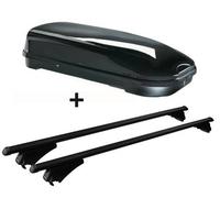 Skibox VDPJUFL580+Alu-Relingträger Tiger XL aufl. für für Opel Mokka ab 12