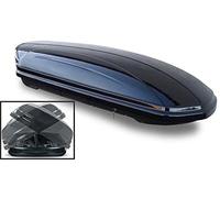 Dachbox schwarz VDP-MAA580 Duo großer Dachkoffer 580 Liter beidseitig aufklappbar abschließbar