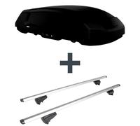 Dachbox Thule Force 3 M + Dachträger Menabo Pick-Up für BMW X5 Typ G05 Top