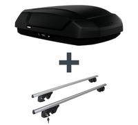 Dachbox Thule Force 3 S + Dachträger Menabo für Skoda Fabia Kombi III Typ NJ5