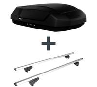 Dachbox Thule Force 3 S + Dachträger Menabo Pick-Up für Hyundai Santa Fe III DM