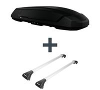Dachbox Thule Force 3 XXL Sport + Dachträger für Volvo V70 Kombi I Typ 875 / 876