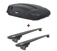 Dachbox Thule Force XT S + Dachträger Thule für VW Caddy III / Life 2KB/2KA set