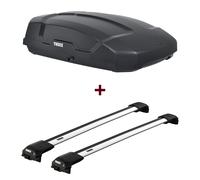 Dachbox Thule Force XT S + Dachträger Thule für VW Passat Alltrack Kombi B7 3C