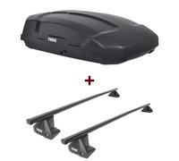 Dachbox Thule Force XT S + Dachträger Thule SquareBar für Audi A3 Stufenheck 8YS