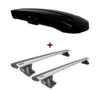 Dachbox Thule Vector Alpine + Dachträger für Opel Astra K Sports Tourer Typ B16