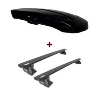 Dachbox Thule Vector Alpine + Dachträger für Opel Astra K Sports Tourer Typ B16