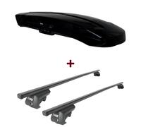 Dachbox Thule Vector Alpine + Dachträger Thule für Mercedes GLK Typ X204 set neu