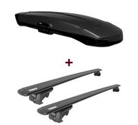 Dachbox Thule Vector Alpine + Dachträger Thule für Mercedes GLK Typ X204 set top