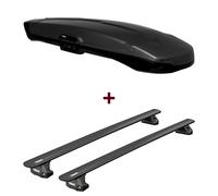 Dachbox Thule Vector Alpine + Dachträger Thule für Porsche Cayenne 9PA/955 set