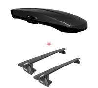 Dachbox Thule Vector Alpine + Dachträger Thule für Porsche Cayenne 9YA set