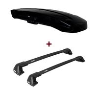 Dachbox Thule Vector Alpine + Dachträger Thule WingBar Edge für Ford Kuga II DM2