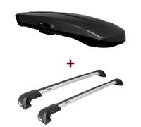 Dachbox Thule Vector Alpine + Dachträger Thule WingBar Edge für Volvo XC60 I 156