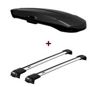 Dachbox Thule Vector Alpine + Dachträger Thule WingBar Edge für VW Tiguan Typ 5N