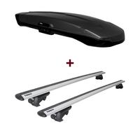 Dachbox Thule Vector Alpine + Dachträger Thule WingBar EVO für VW Tiguan 5N set