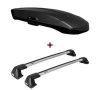 Dachbox Thule Vector L + Dachträger Thule für Jeep Grand Cherokee Typ WK set top