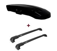 Dachbox Thule Vector L + Dachträger Thule WingBar Edge für Volvo XC60 I Typ 156