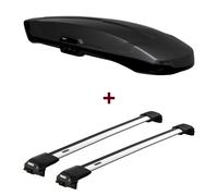 Dachbox Thule Vector L + Dachträger Thule WingBar Edge für VW Tiguan Typ 5N neu