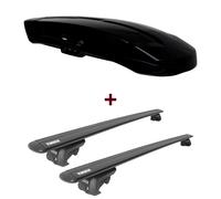 Dachbox Thule Vector L + Dachträger Thule WingBar EVO für Mercedes GLK Typ X204