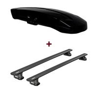 Dachbox Thule Vector L + Dachträger Thule WingBar EVO für Porsche Taycan Typ Y1A