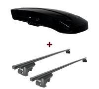 Dachbox Thule Vector M + Dachträger Thule SquareBar für Mercedes GLK Typ X204