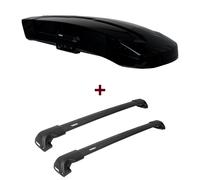 Dachbox Thule Vector M + Dachträger Thule WingBar Edge für Volvo XC60 I Typ 156
