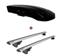 Dachbox Thule Vector M + Dachträger Thule WingBar EVO für Mercedes GLK Typ X204