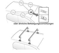 Dachbox CA320L carbonl.+Träger Tema für Peug 5008 SW ohne Rel. 5Tür ab 09 STA