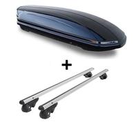 Dachbox VDPMAA460L+Alu Relingträger VDP004L für für VW Passat Variant 83-14