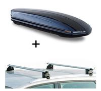 Dachbox MAA580L+Dachträger CRV107A für für Opel Insignia SW 5Türer 09-17