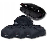 KJUST 4-teiliges Dachboxtaschen-Set für KAMEI Husky 510 schwarz