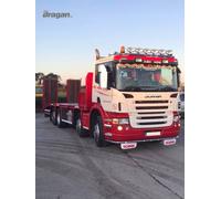 Dachbügel + Zusatzscheinwerfer für Scania 4 Standard Schlafkabine Edelstahl