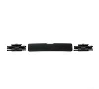 Dachgepäckträger Abdeckung für Mercedes E-Klasse W211 2003-2008, Dachreling Zierleiste aus ABS/PC, Ersatzteil OE 2116903162, Schwarz, Einfache Montage ohne Schneiden(Unpainted)
