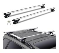 Dachgepäckträger Auto Aluminium 90kg Tragkraft Universal Fahrzeug Dachträger