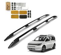 CHROMEMASTER | Dachreling Dachträger Kompatibel mit VW Caddy L2 Maxi LANG 2020+; Zur Befestigung der Dachgepäckträger, Dachkörben, Dachboxen oder Dachfahrradträger | Robuste Konstruktion aus Aluminium