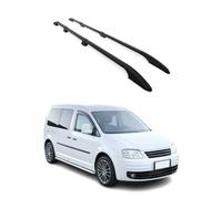 Dachreling Dachträger für VW Caddy Maxi 3 2003-2015 L2 Langer RS Alu Schwarz