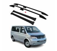 Dachreling + Dachträger Black Alu für VW T5 T6 Transporter Kurzer RS mit TüV ABE