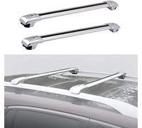 Dachreling für Mercedes Benz M Class W164 2006-2011 geschlossene Reling Relingträger aus Alu Universal Stahl Stahl Dachgepäckträger ohne Dachreling