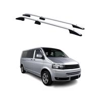 Dachreling für VW T5 T6 Transporter Multivan Caravelle 2003-24 L2 Alu Grau