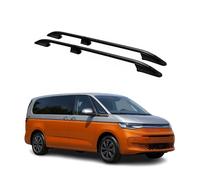 Dachreling Relingträger für VW T7 Multivan 2021-2026 Aluminium Schwarz 2 tlg