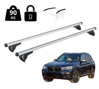 NORDRIVE NOWA Aluminium Grundträger für diverse Fahrzeuge lt. Liste mit aufliegender/geschlossener Dachreling - N15066