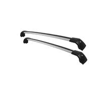 Dachträger 2 Stücke Dachträger Für Mercedes Für Benz Für GLC SUV X254 2022 2023 2024 Aluminiumlegierung Seitenstangen Kreuzschienen Gepäck Fahrradträger(Black Silver)