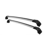 Dachträger 2-teilige Dachträger Für Mitsubishi Für Eclipse Für Cross SUV 2018-2024, Seitenträger Aus Aluminiumlegierung, Querschienen, Dachgepäckträger Gepäckträger(Silber schwarz)