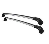 Dachträger 2Pcs Dach Bars Für Mercedes Für Benz GLC SUV X253 X254 2015-2020 Aluminium Legierung Seite Kreuz Schienen Dach Rack Gepäck Dachgepäckträger Auto(Silber schwarz)