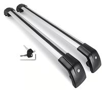 DachträGer Auto 2PC Querstangen Für Benz Für GLC X254 2023-2025 Querstange Gepäckdachträgerschiene Abschließbare Frachtstangen DachgepäCkträGer(Black Silver)