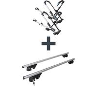Dachträger + Fahrradträger für 2 Fahrräder - für Mitsubishi Pajero IV V80/V90 FP