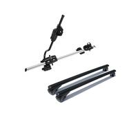 Dachträger + Fahrradträger Satz für Dacia Dokker 2012-2024 Aluminium Schwarz 3x