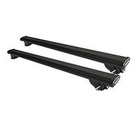 Dachträger Farad SM + Aerodynamic Schwarz aus Aluminium für Mercedes GLB (X247) ab 2020 mit hoher Dachreling, offener Dachreling