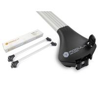 MODULA Case System Oval Bar silber Dachträgersystem integrierte Reling