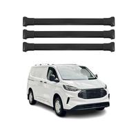 Dachträger für Ford Transit Custom / Tourneo Custom 2023-2025 Alu Schwarz 3x